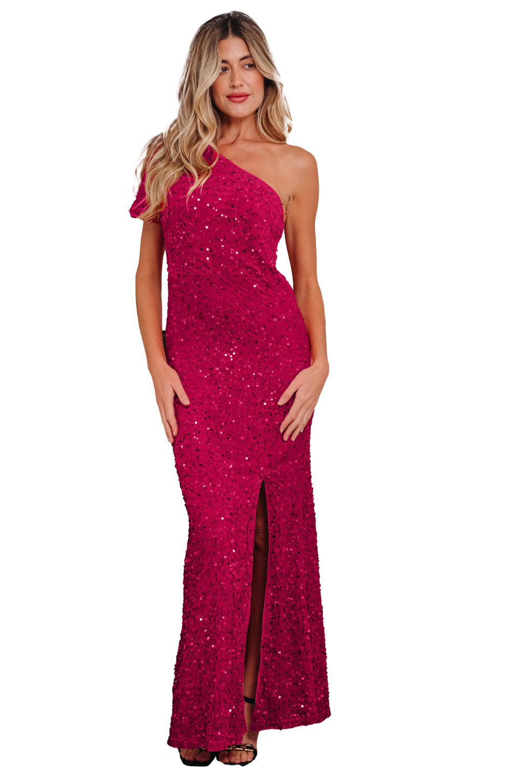 Pitaya Pink Sequin Dress